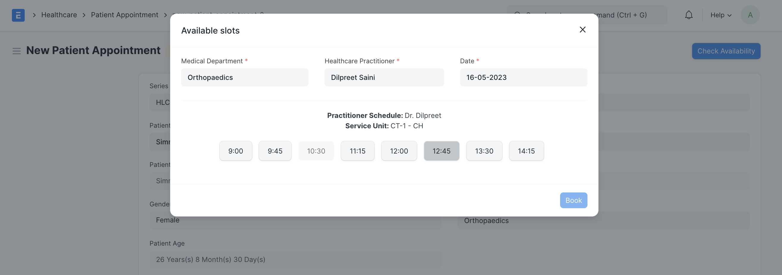 ERPNext Healthcare